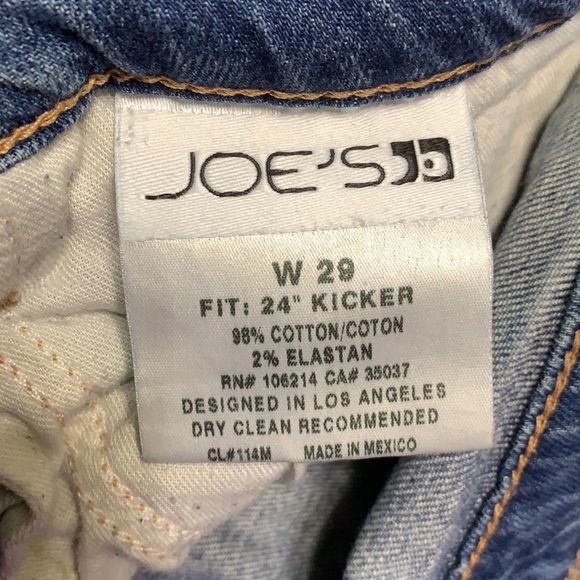 Joe’s Jeans 24” Kicker size 29 - Picture 3 of 4